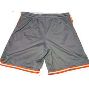 ATHLETECH: Gray Basketball Pull Up Shorts with Lining, Men's Size L